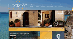 Desktop Screenshot of hotelilportico.it