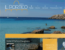 Tablet Screenshot of hotelilportico.it